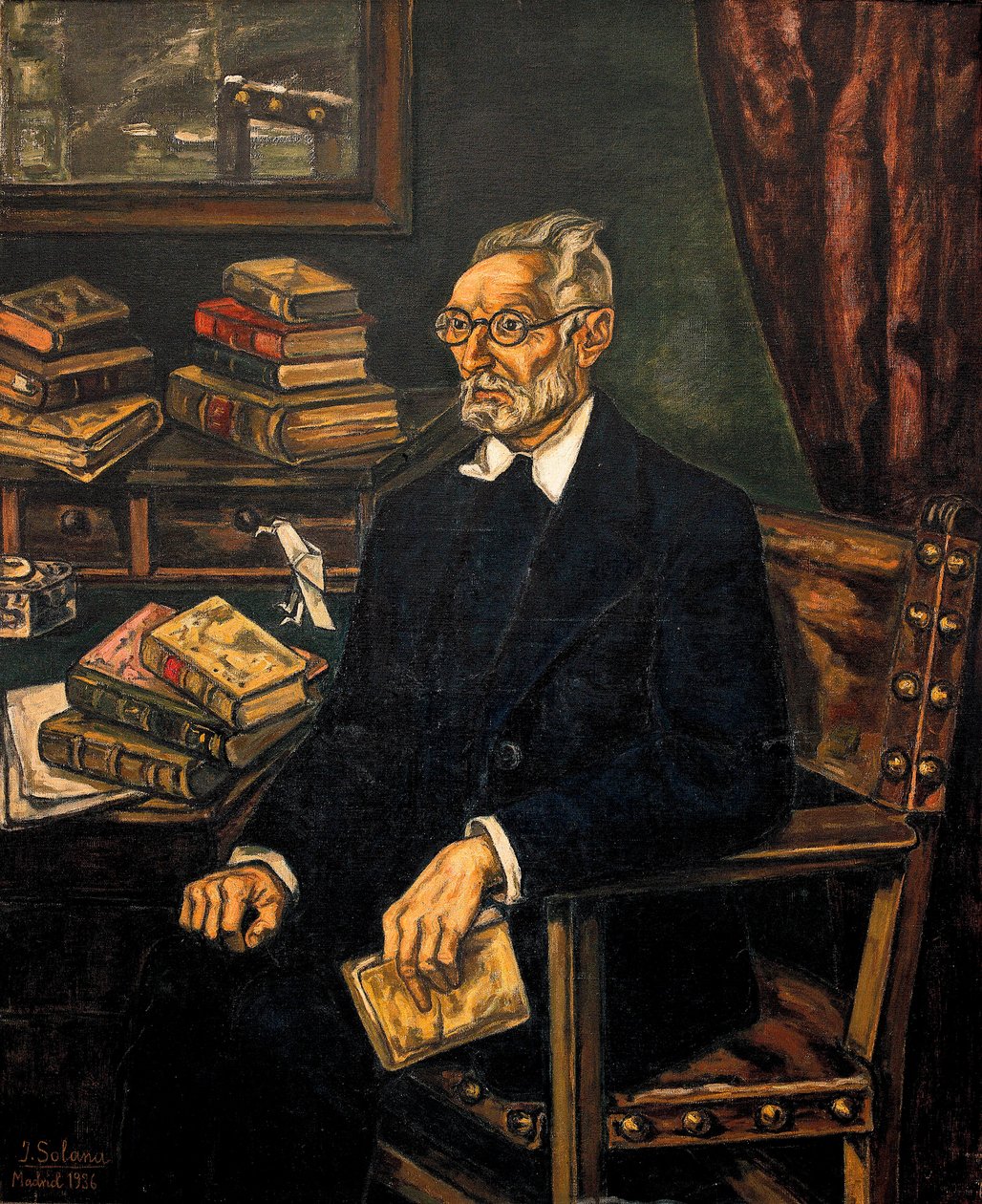 Miguel de Unamuno, maalannut Jose Gutierrez Solana tekijältä Jose Gutierrez Solana