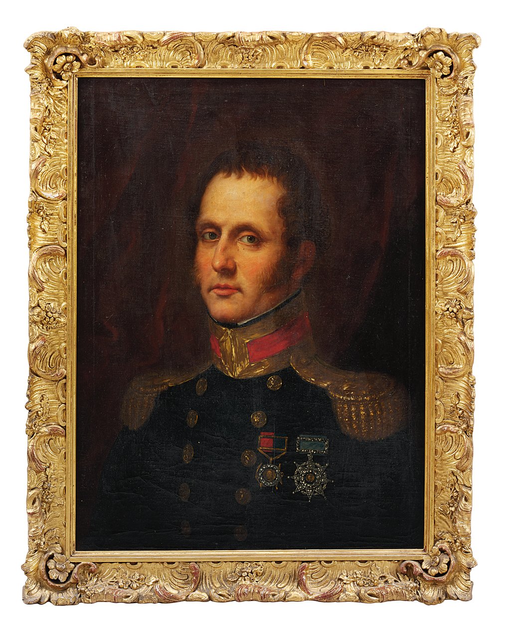 Muotokuva kapteeni Samuel Edward Cookista, R.N., n. 1830 (öljy kankaalle) tekijältä José Gutiérrez de la Vega