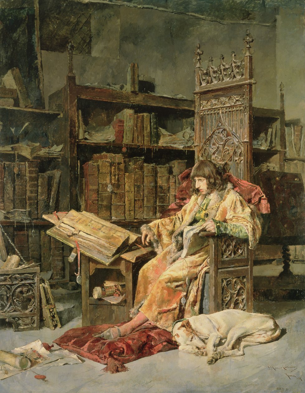 Don Carlos Vianadilainen (1421-61) 1881 tekijältä Jose Moreno Carbonero