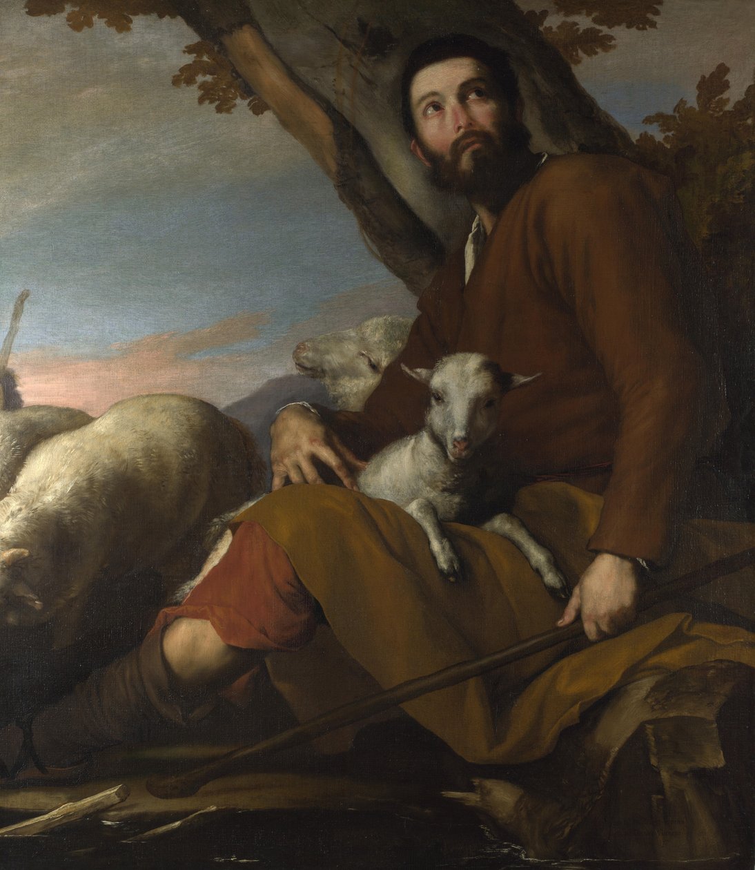 Jaakob Labanin lauman kanssa, noin 1638 tekijältä Jose de Ribera