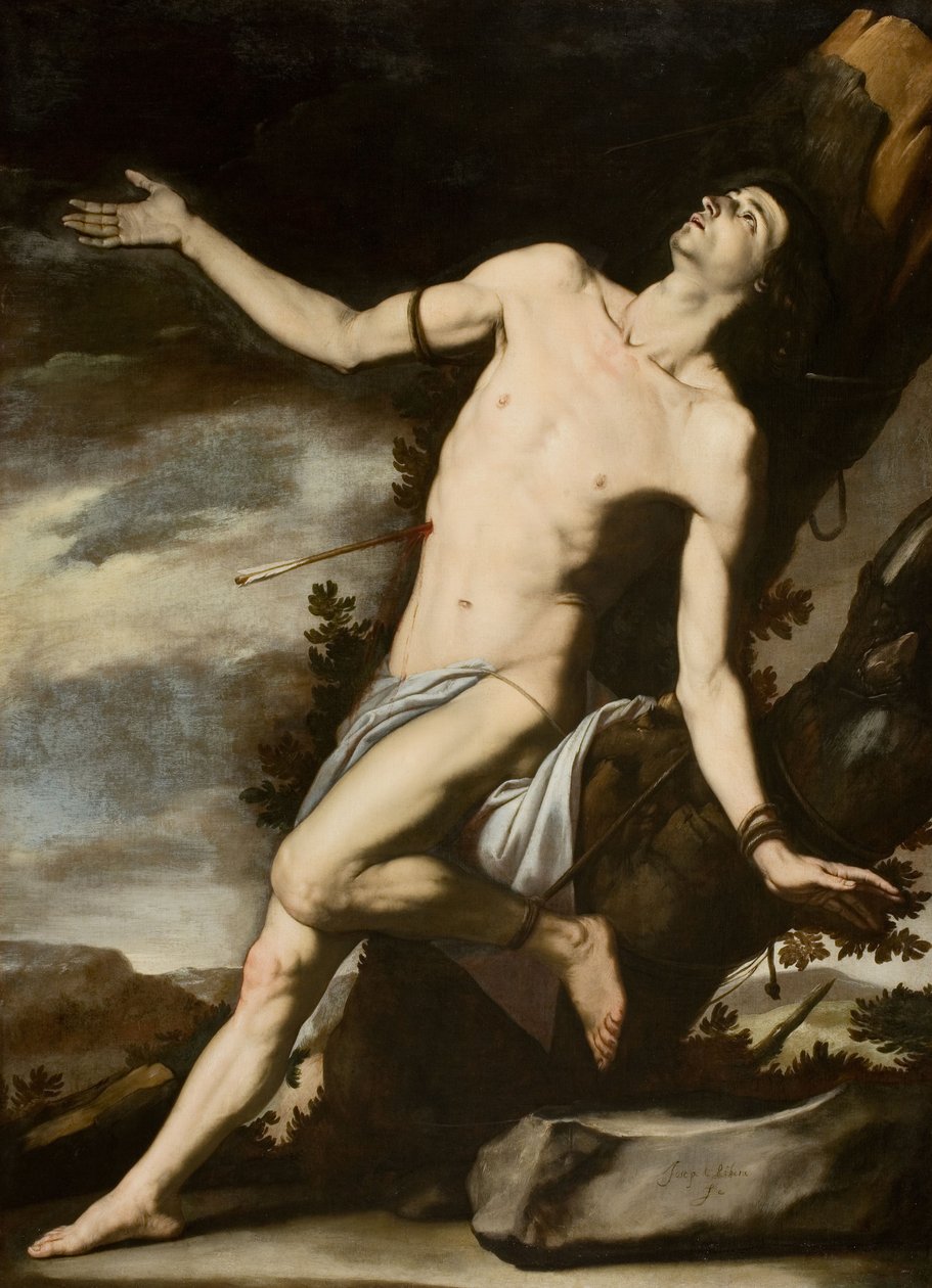 Pyhä Sebastian tekijältä Jose de Ribera