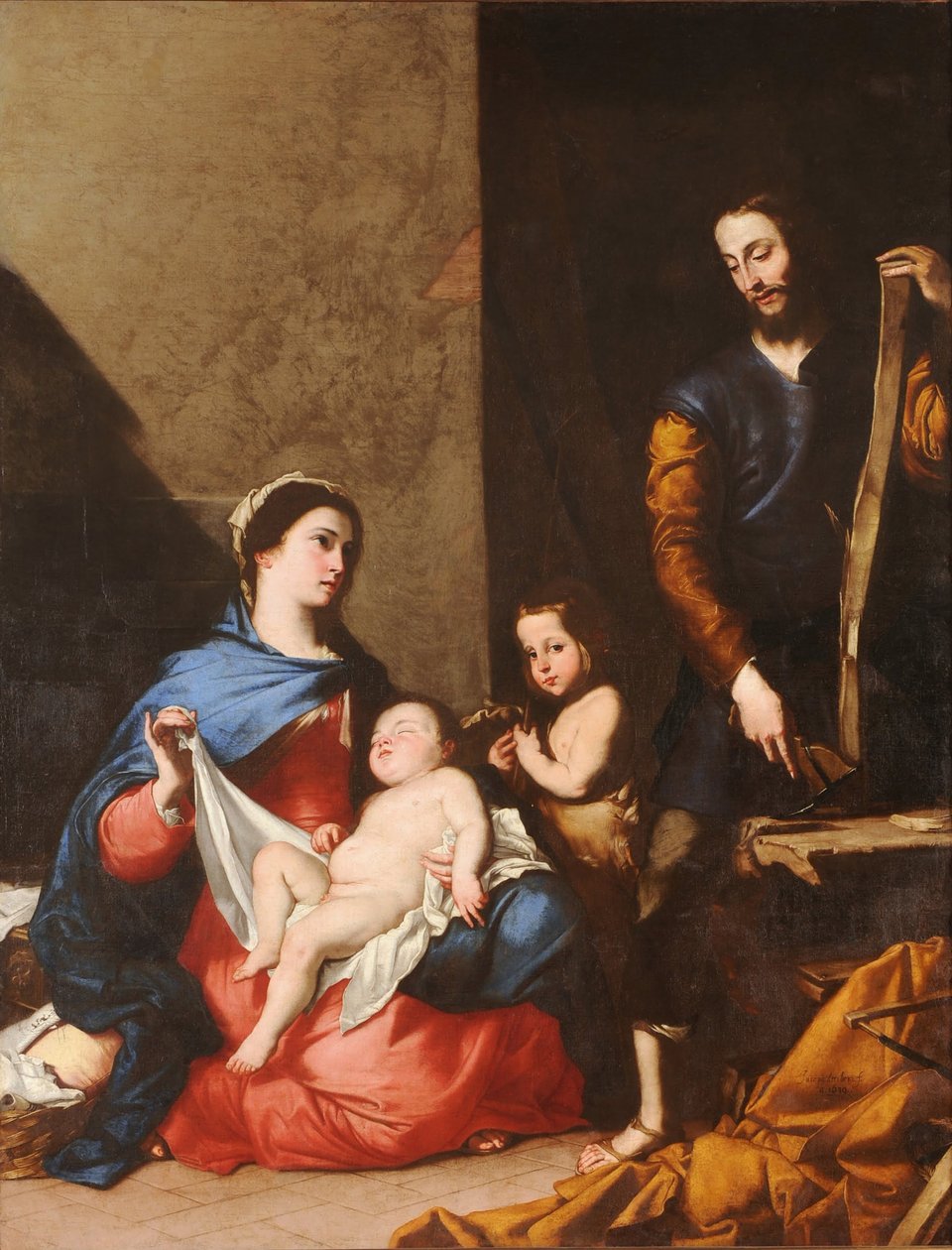 Pyhä perhe tekijältä Jusepe de Ribera