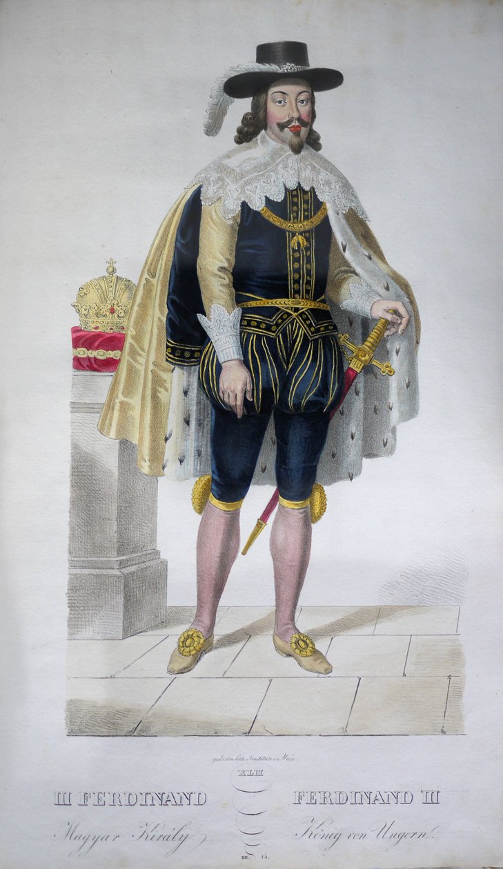 Ferdinand III. (1608-1657) tekijältä Josef Nikolaus Kriehuber