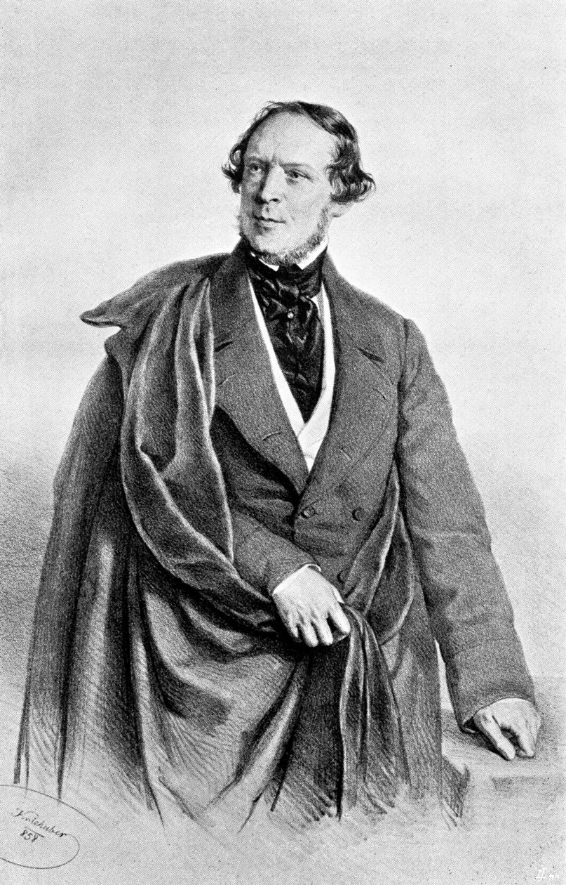 Friedrich Halm tekijältä Josef (after) Kriehuber