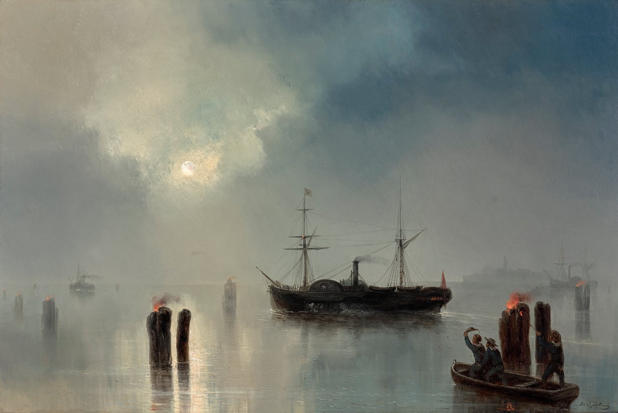 Yöajelua laguunissa tekijältä Josef Carl Berthold Püttner