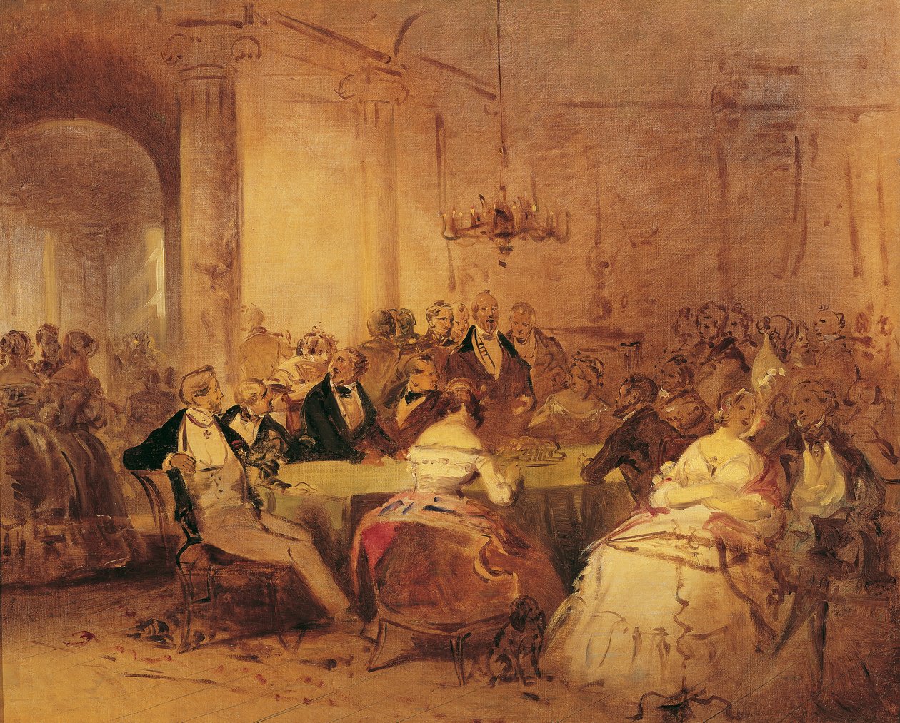 Yhteiskuntakohtaus tekijältä Josef Danhauser