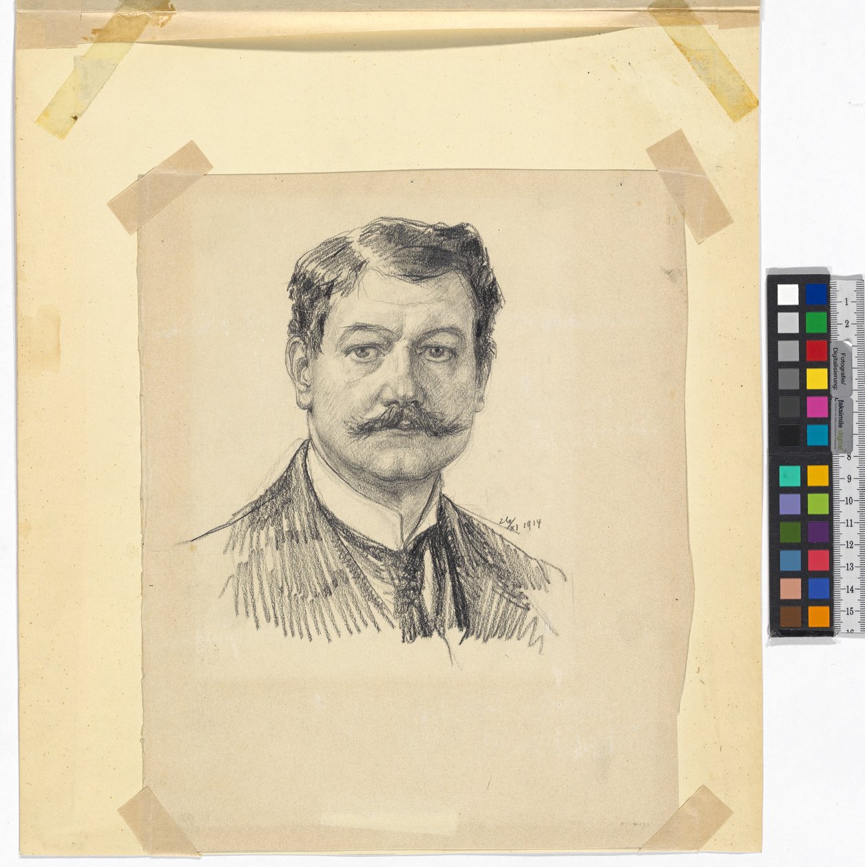 Josef Engelhartin omakuva 1914 tekijältä Josef Engelhart