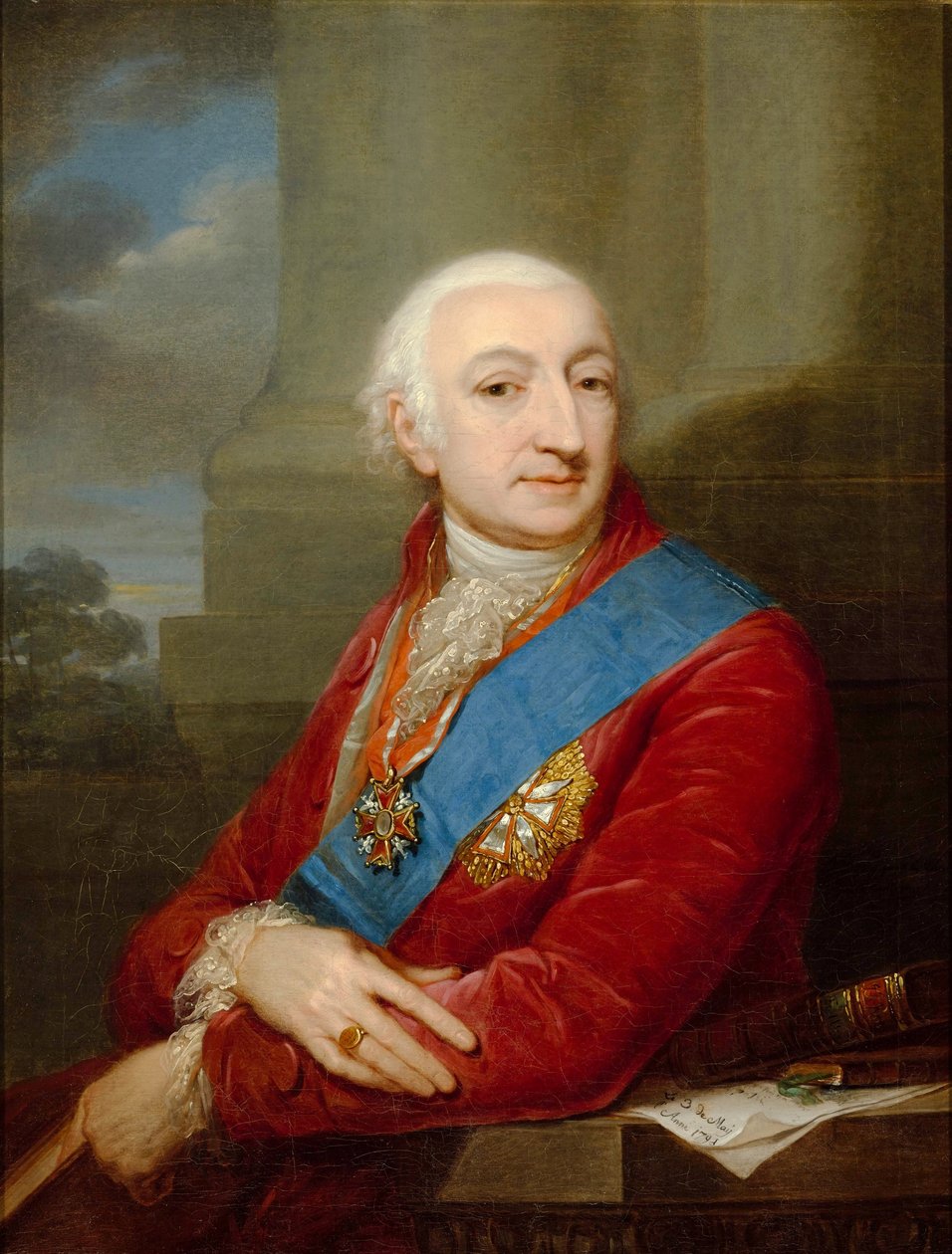 Puola: Stanisław Małachowskin muotokuva. tekijältä Josef Grassi