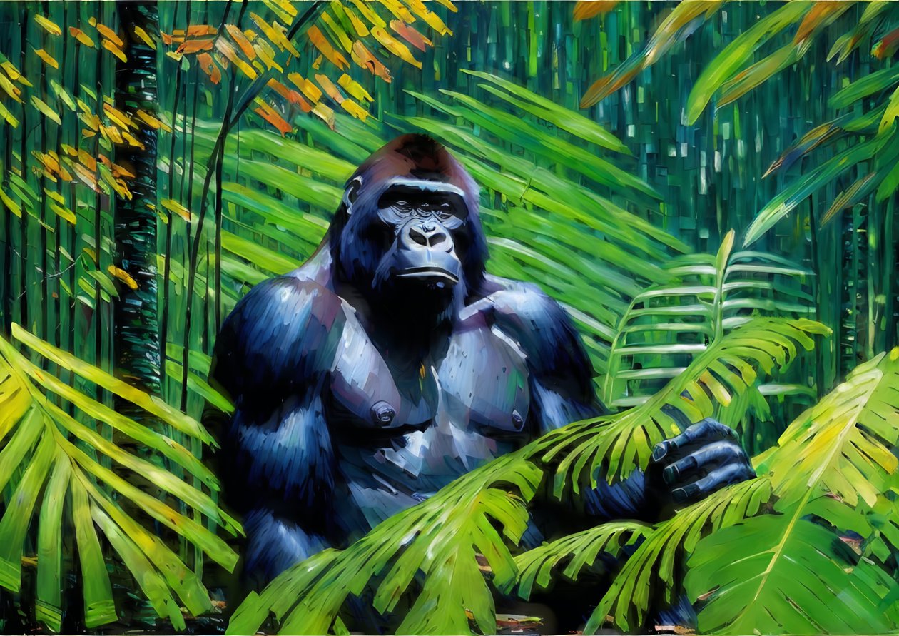 Eläimet: Gorilla 3 tekijältä Josef Johann Michel