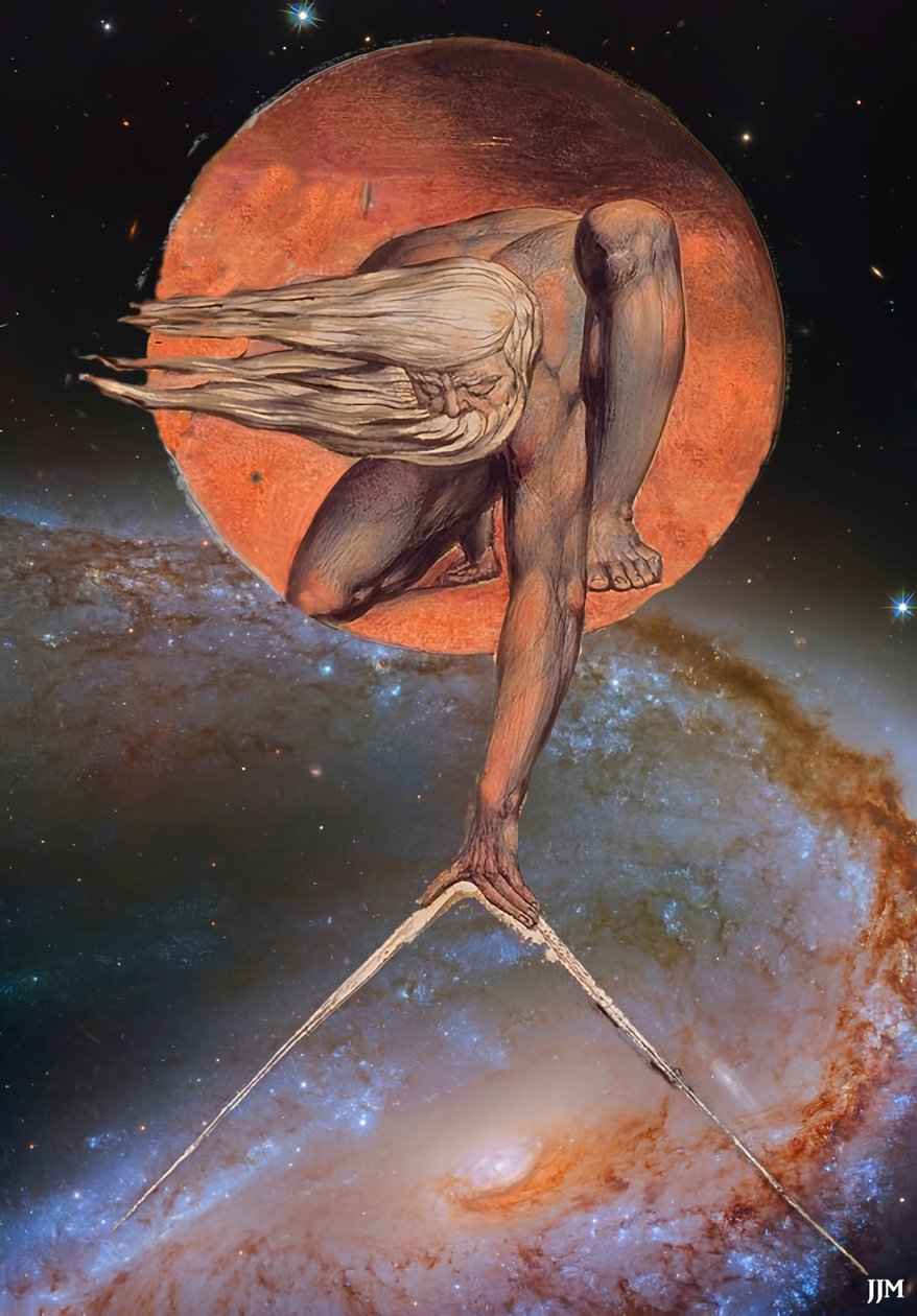 JJM-uusinta: Blake-W_The Ancient of Days+JWST tekijältä Josef Johann Michel