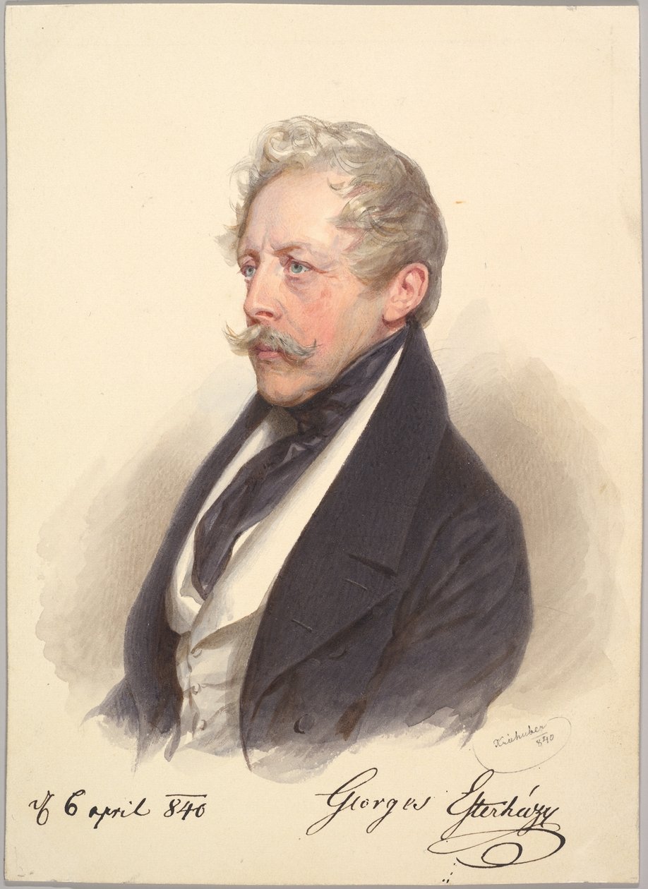 Kreivi Georg Esterházy von Galántha tekijältä Josef Kriehuber