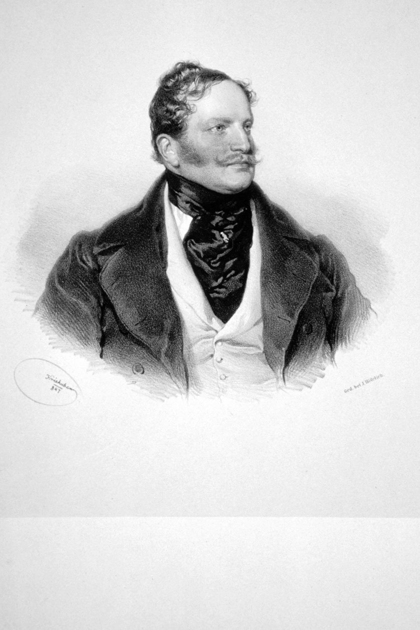 Franz Hardegg Litho tekijältä Josef Kriehuber