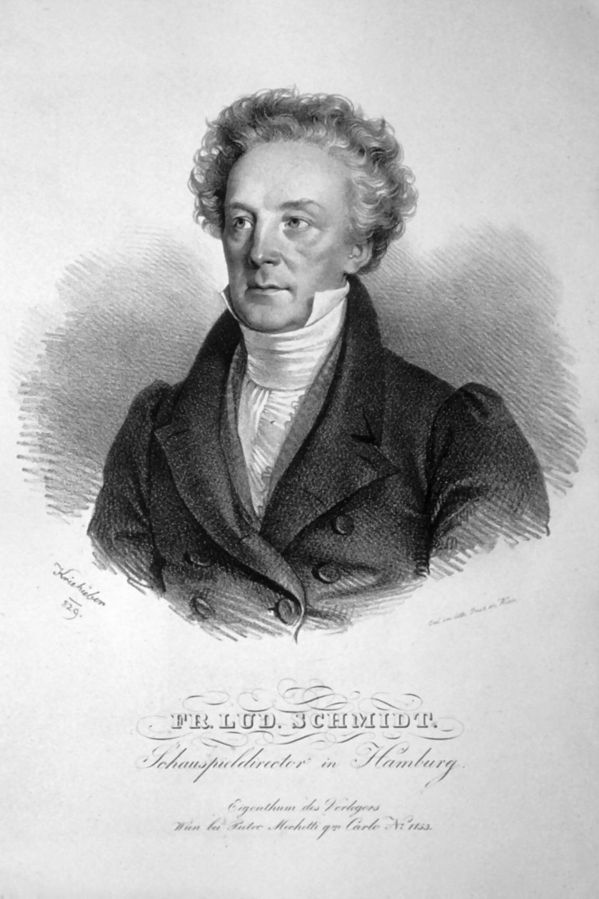 Franz Ludwig Schmidt Litho tekijältä Josef Kriehuber