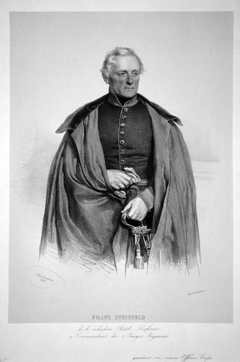 Franz Steinfeld Litho tekijältä Josef Kriehuber