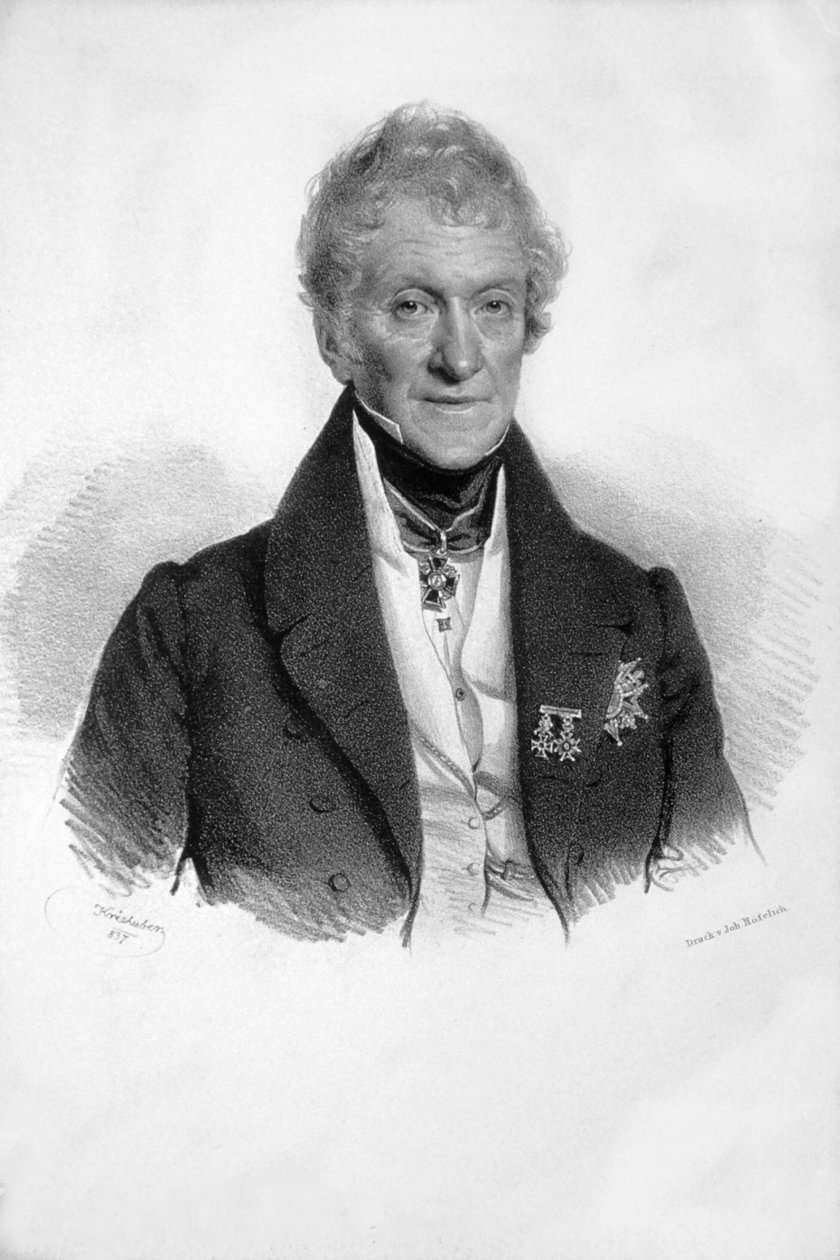 Franz Xaver Ottenfels-Gschwind Litho tekijältä Josef Kriehuber
