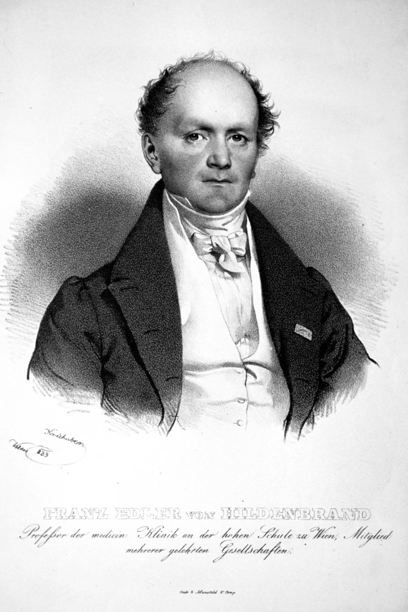 Franz von Hildenbrand Litho tekijältä Josef Kriehuber