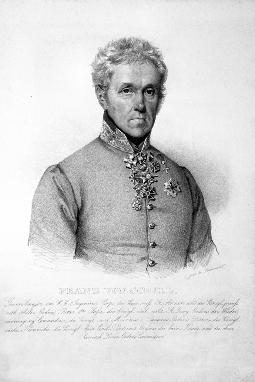 Franz von Scholl Litho tekijältä Josef Kriehuber