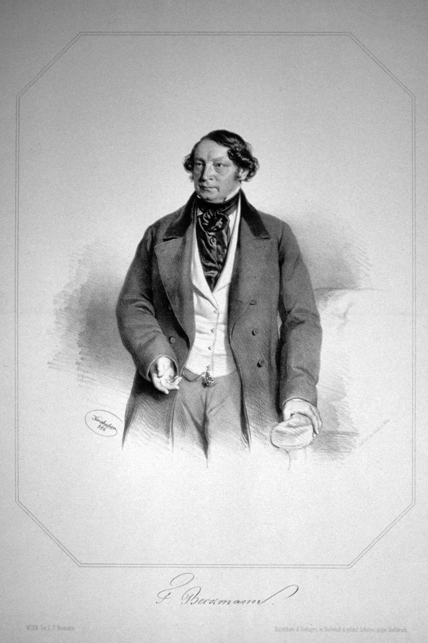 Friedrich Beckmann tekijältä Josef Kriehuber