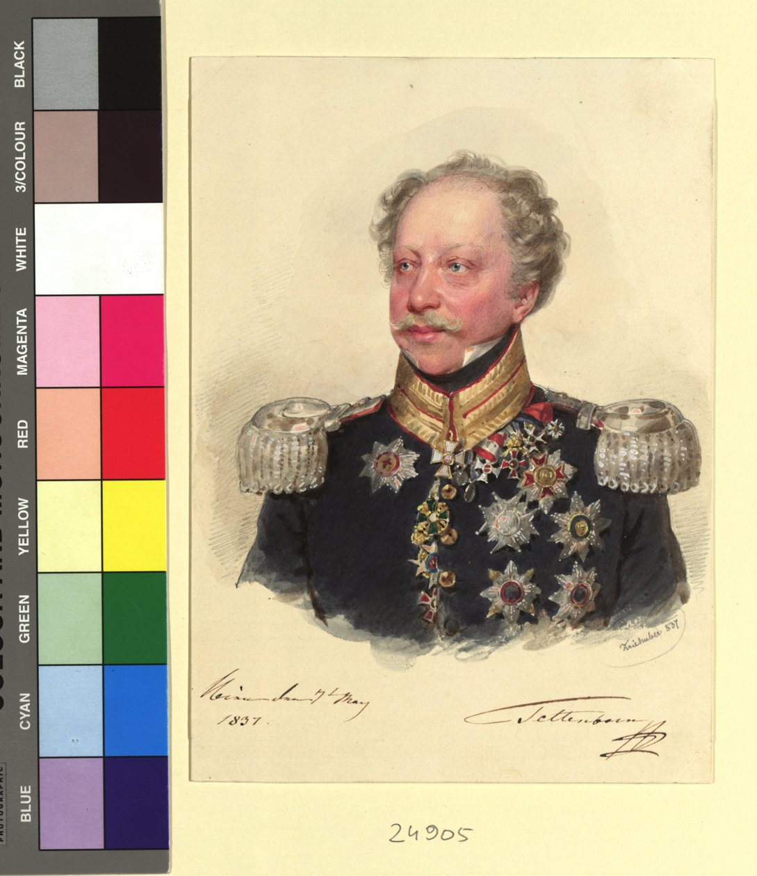 Kenraali C. F. paroni Tettenborn tekijältä Josef Kriehuber