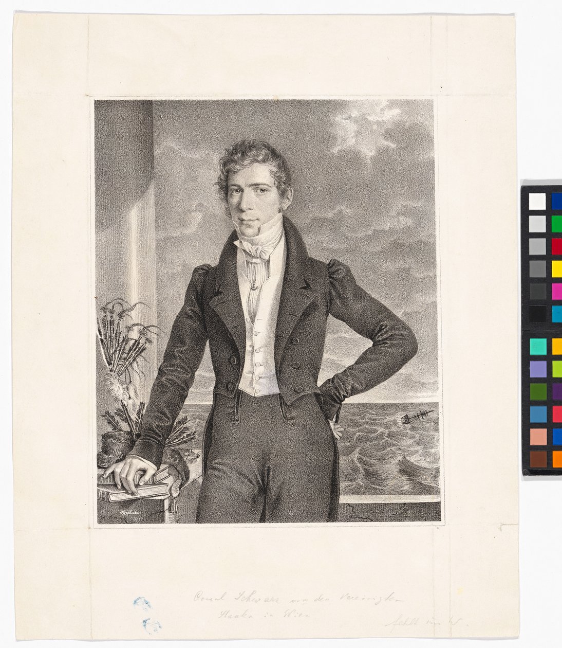 Johann Georg Schwarz (1800–1867, tupakkatuotteiden kauppias) tekijältä Josef Kriehuber