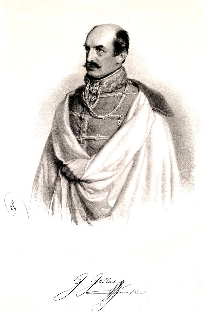 Josef Jellacic 1848 tekijältä Josef Kriehuber