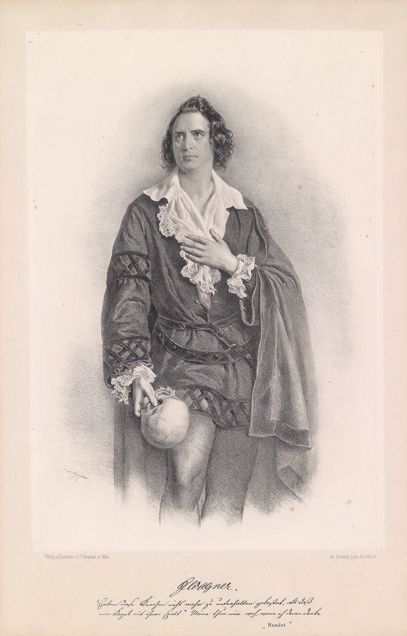 Joseph Wagner ja Hamlet tekijältä Josef Kriehuber