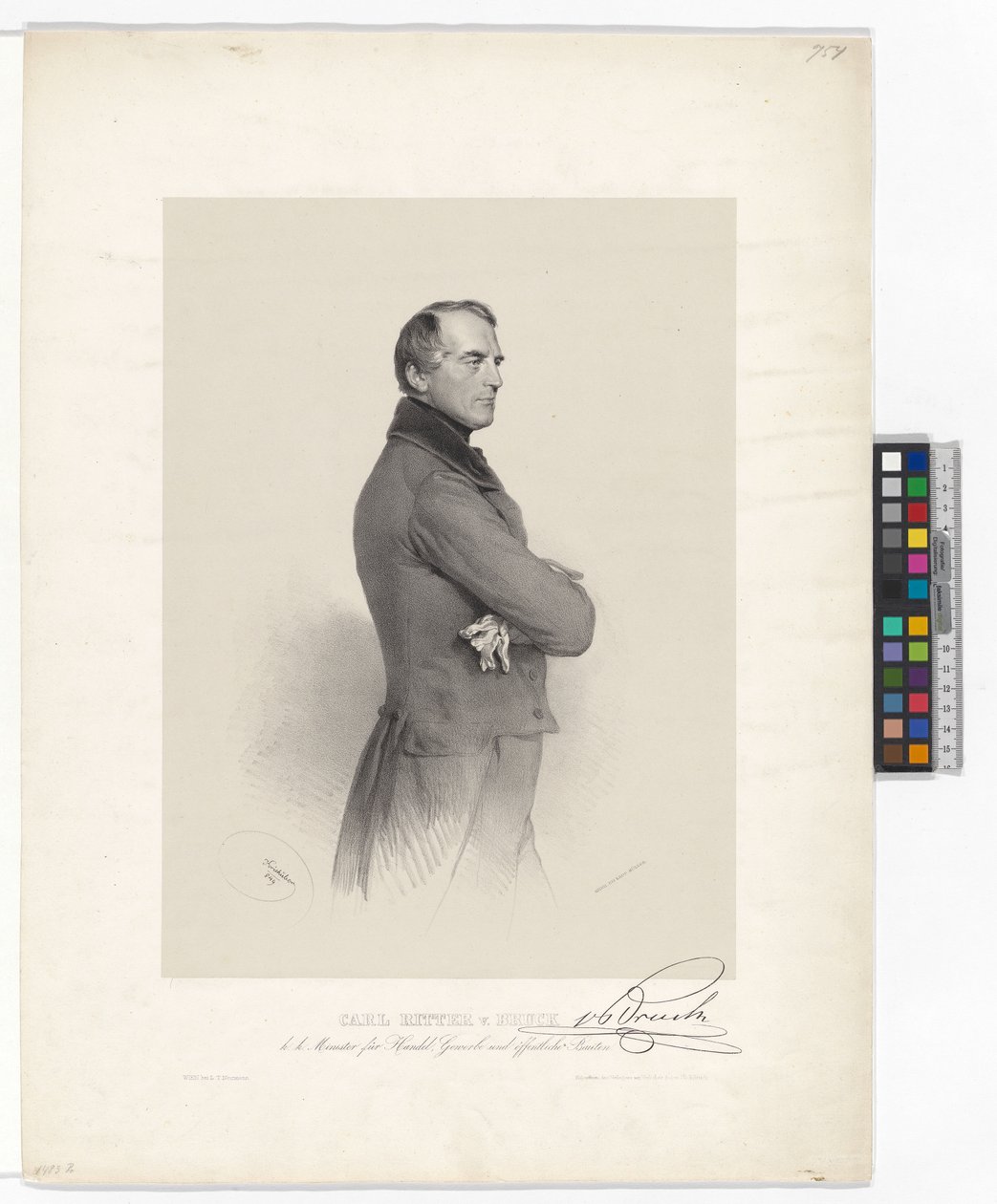 Karl Ludwig, von Bruckin paroni tekijältä Josef Kriehuber