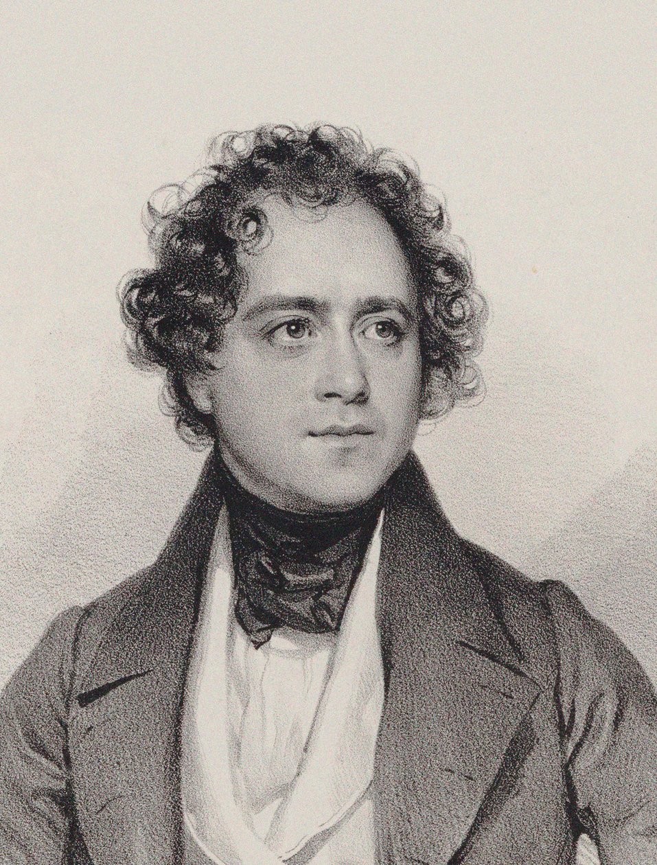 Säveltäjä Johann Vesque von Püttlingenin muotokuva 1803-1883, 1838. tekijältä Josef Kriehuber