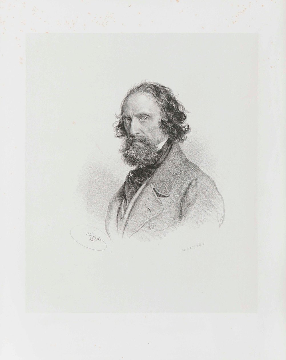 Omakuva, 1860. tekijältä Josef Kriehuber