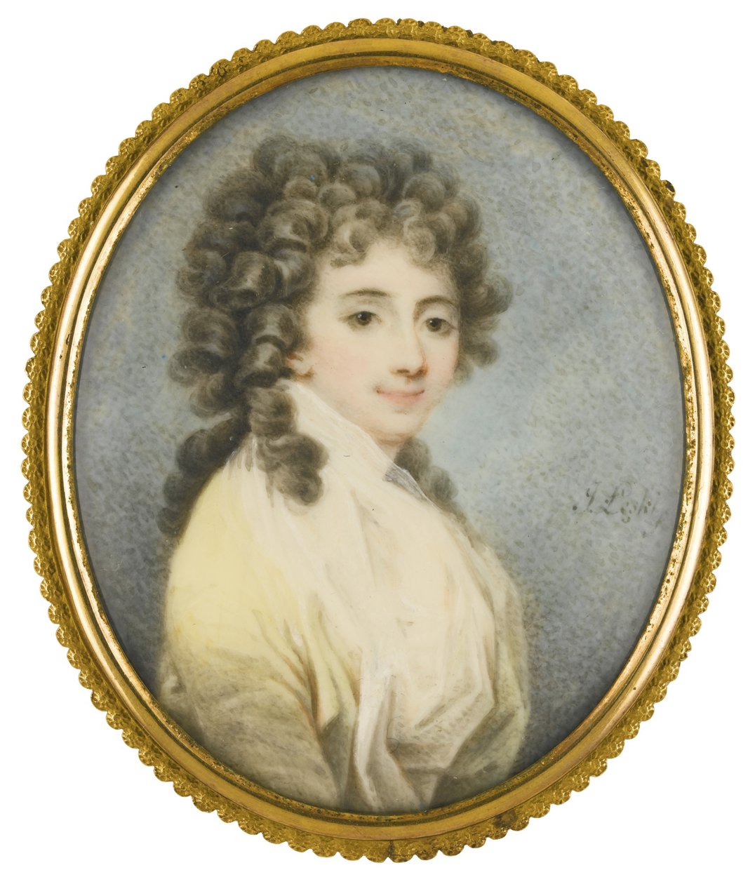 Kreivitär Zofia Potocka-Wittin muotokuva 1760-1822, 1700-luvun toinen puoli tekijältä Josef Leski