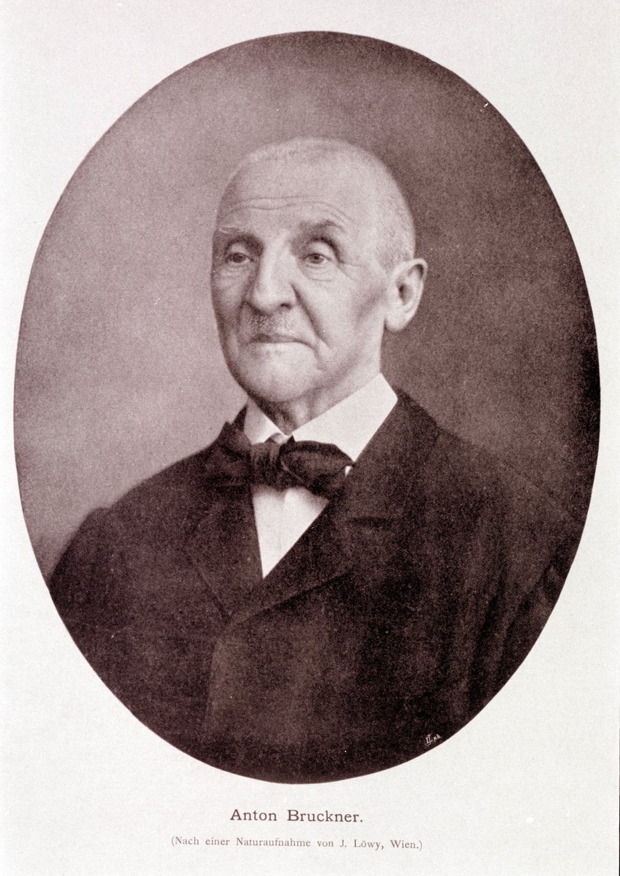 Itävaltalainen säveltäjä ja urkuri Anton Bruckner (1824 - 1896). tekijältä Josef Löwy