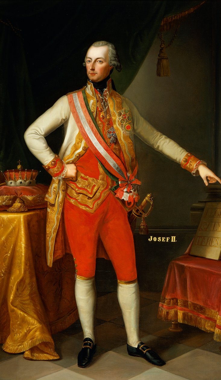 Joseph II:n muotokuva (Wien tekijältä Josef and Mayrhofer Friedrich Kiss
