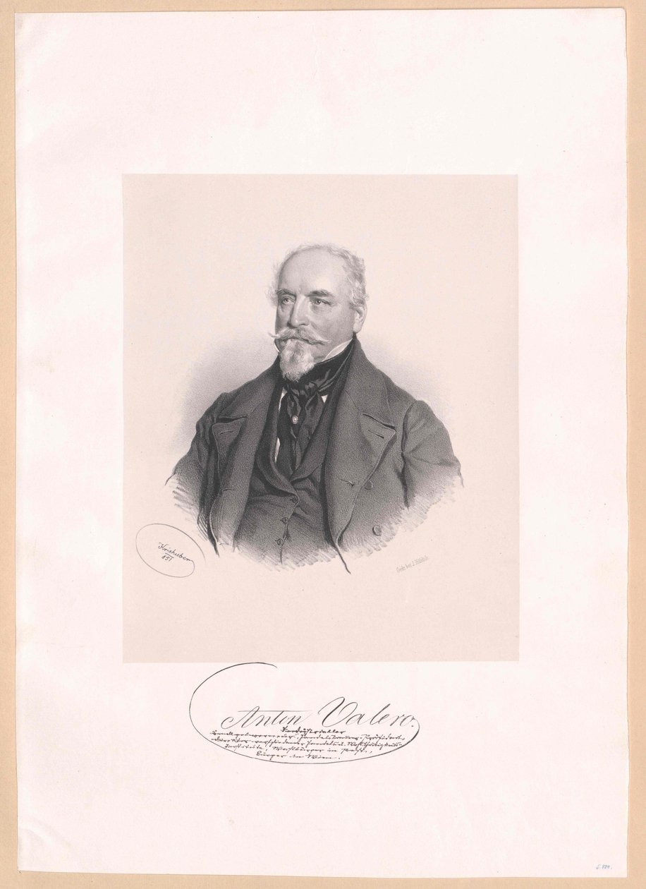Anton Valero (tulosta) tekijältä Josef Nikolaus Kriehuber