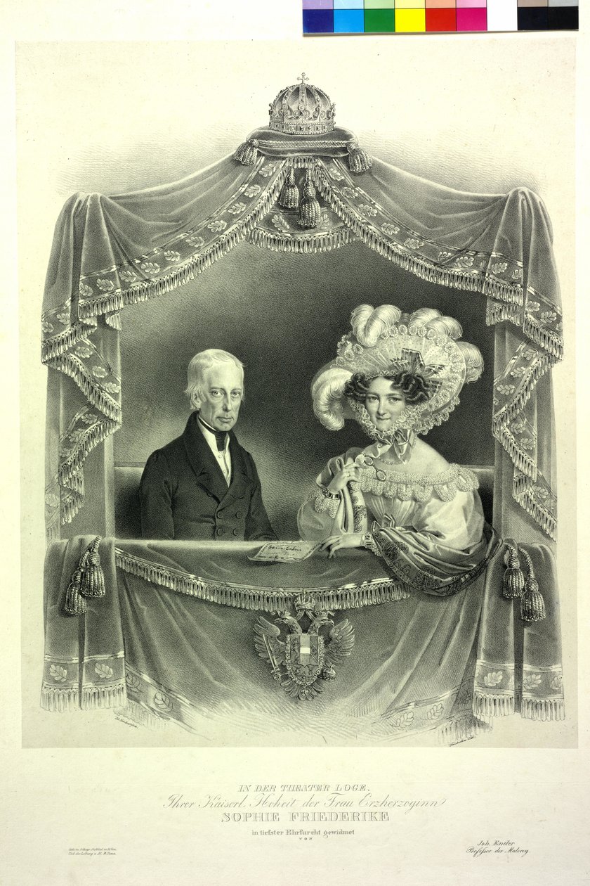 Franciscus II Teatteriluolassa tekijältä Josef Nikolaus Kriehuber