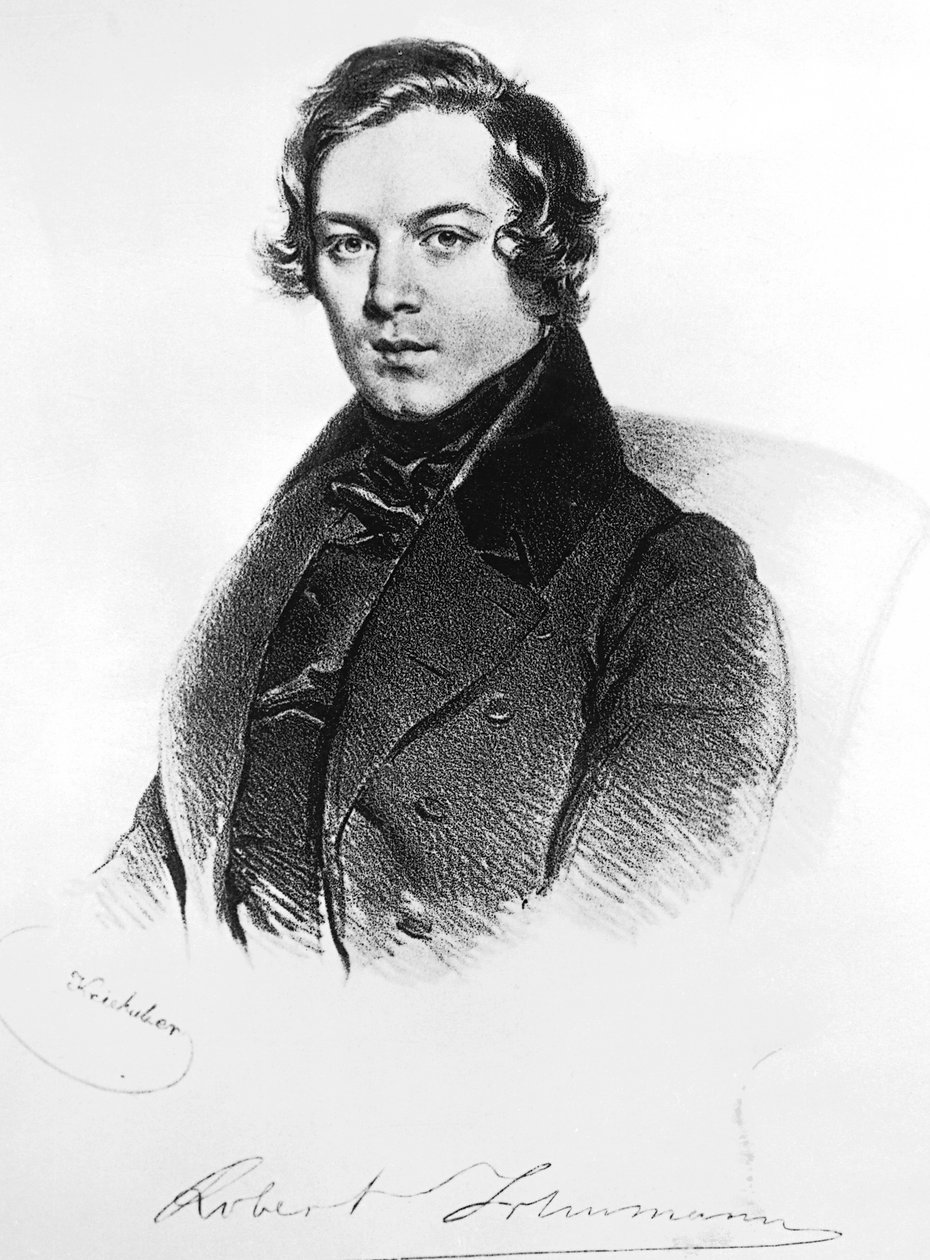 Muotokuva Robert Alexander Schumannista (Zwickau tekijältä Josef Nikolaus Kriehuber