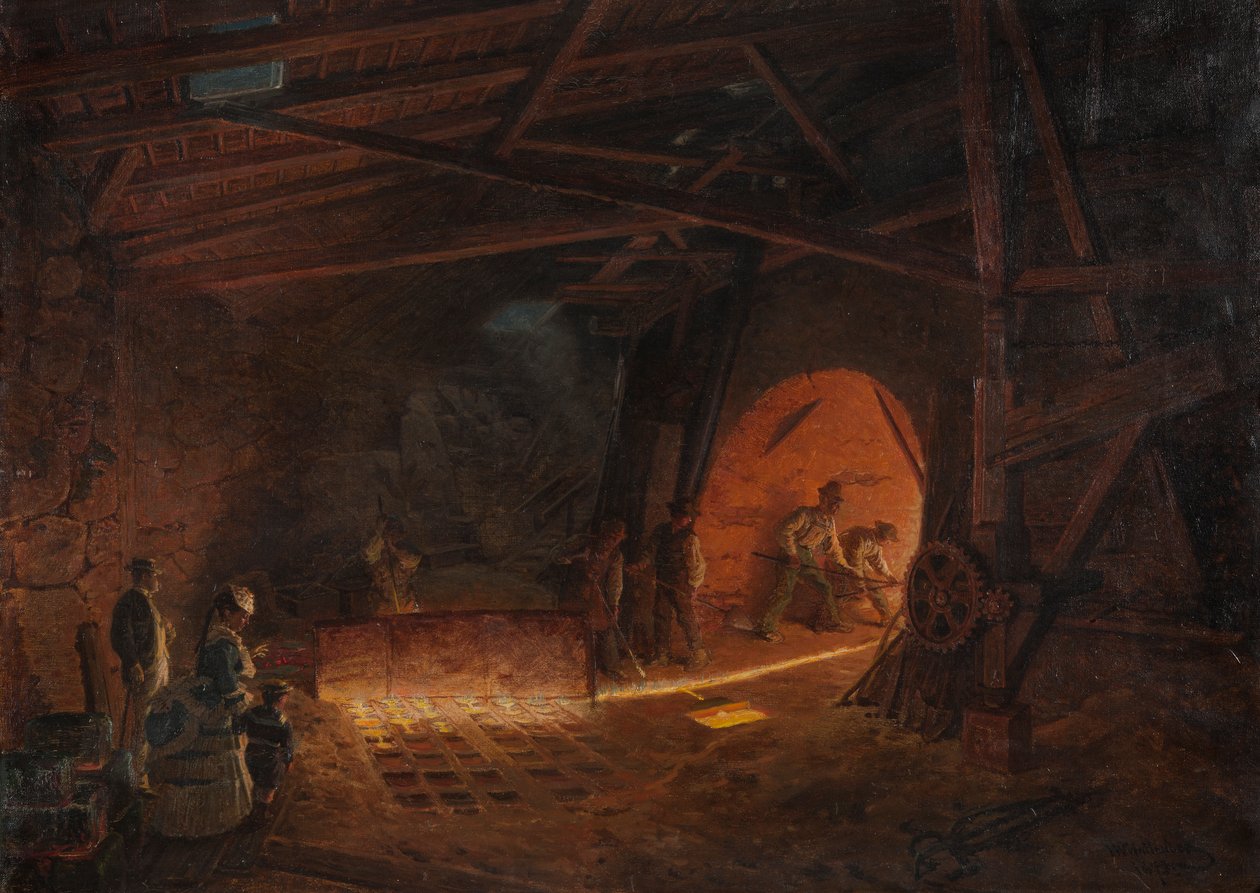 Masugnen, 1873 tekijältä Josef Wilhelm Wallander