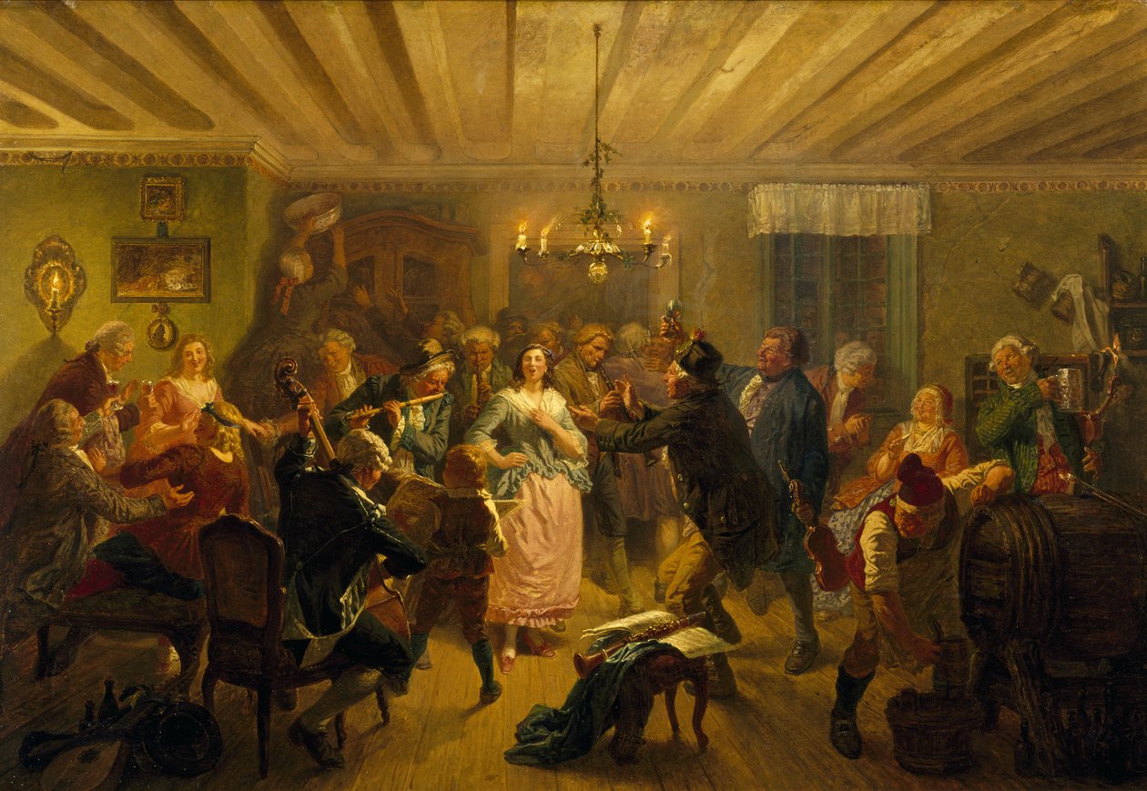 Konsertti Tre Byttorissa, 1860 tekijältä Josef Wilhelm Wallander