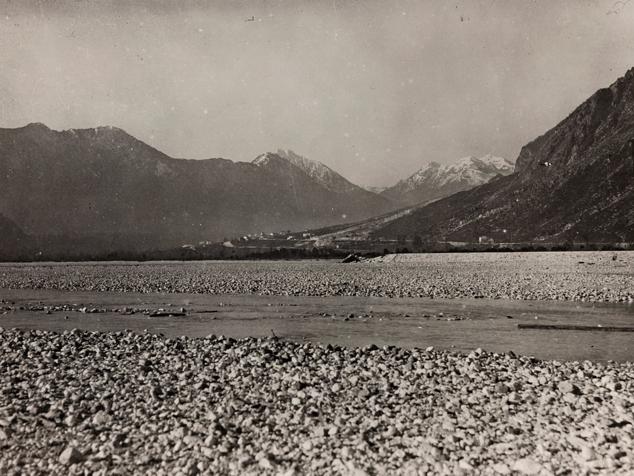 Albumi "Oma maailmansota - muistoja Lounaisrintamasta Kärntenissä, Italiassa, Trentino-Alto Adigessa) 31.3.1915-12.11.1918 - Josef Zohlen Wien": sota-alue (m/w kuva) tekijältä Josef Zohles