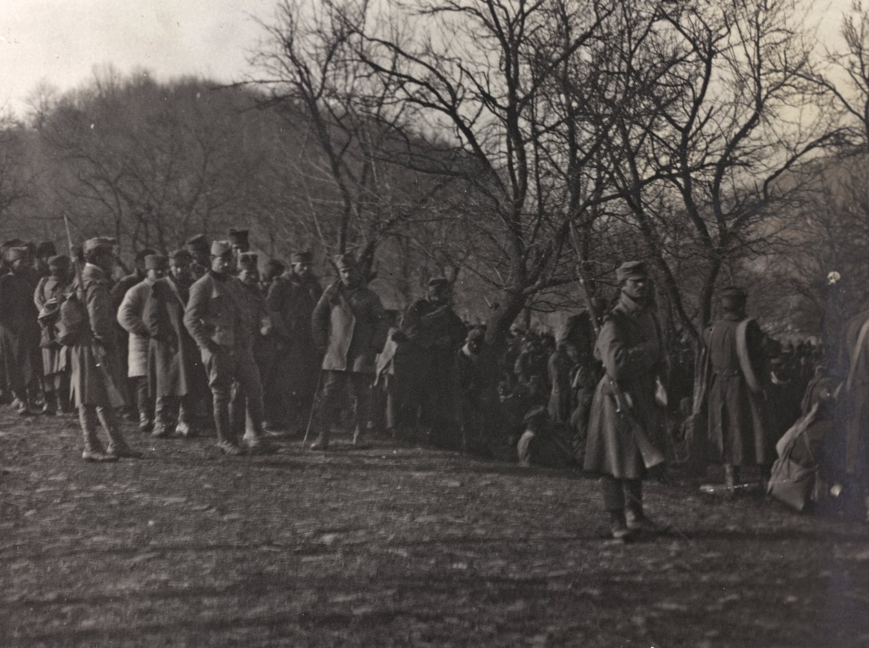 Albumi "Oma maailmansota - muistoja Lounaisrintamasta Kärntenissä, Italiassa, Trentino-Alto Adigessa) 31.3.1915-12.11.1918 - Josef Zohles Wien": vankeja (m/v kuva) tekijältä Josef Zohles