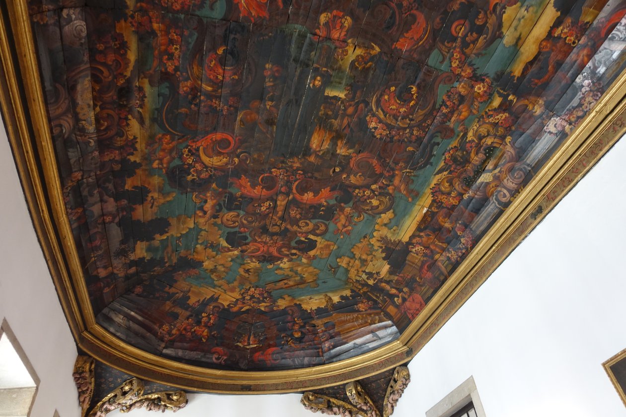 Palácio dos Biscainhosin päähalli, Braga, Portugali tekijältä Joseolgon