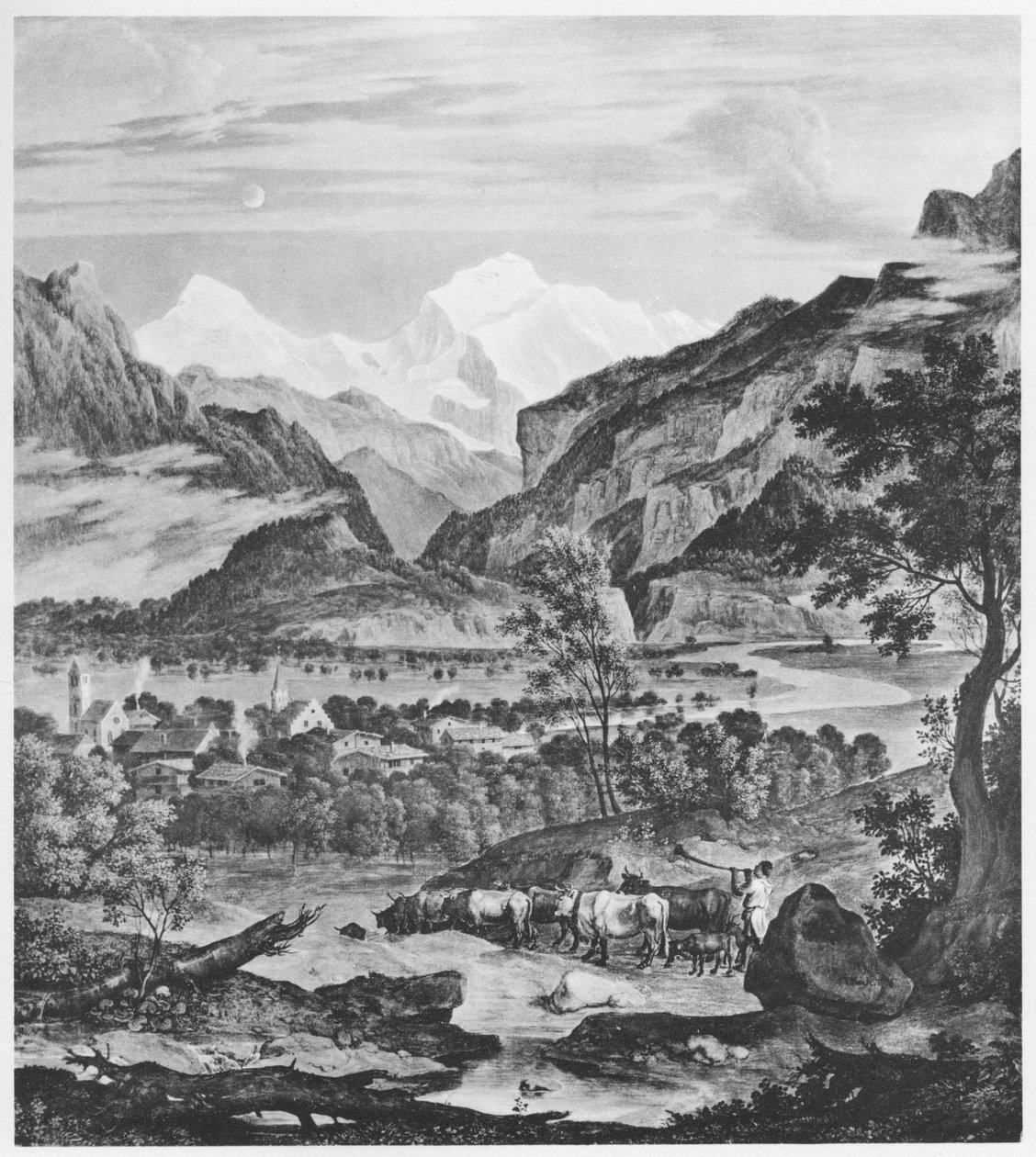 Berner Oberland tekijältä Joseph Anton Koch