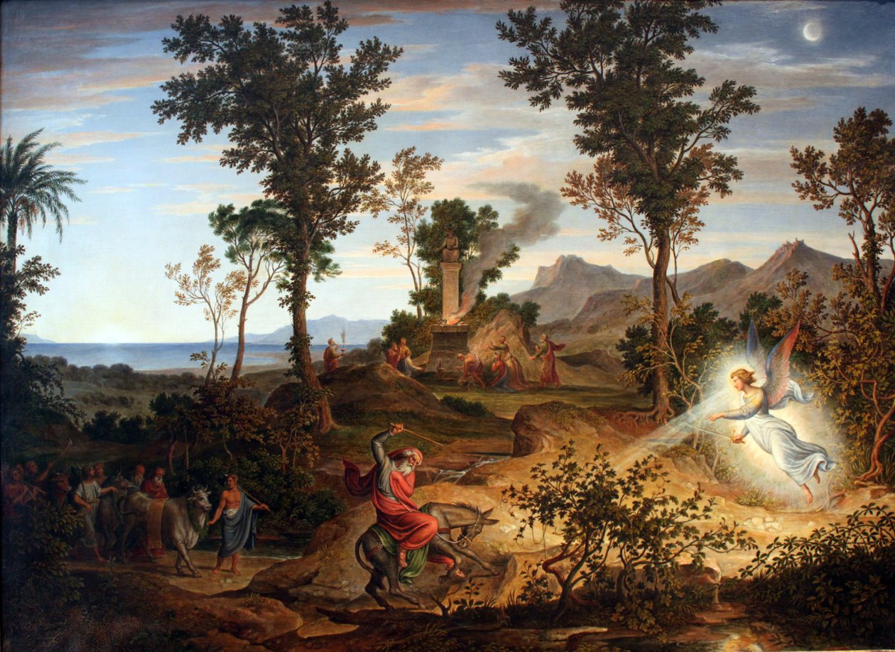 Landschaft mit Bileam tekijältä Joseph Anton Koch