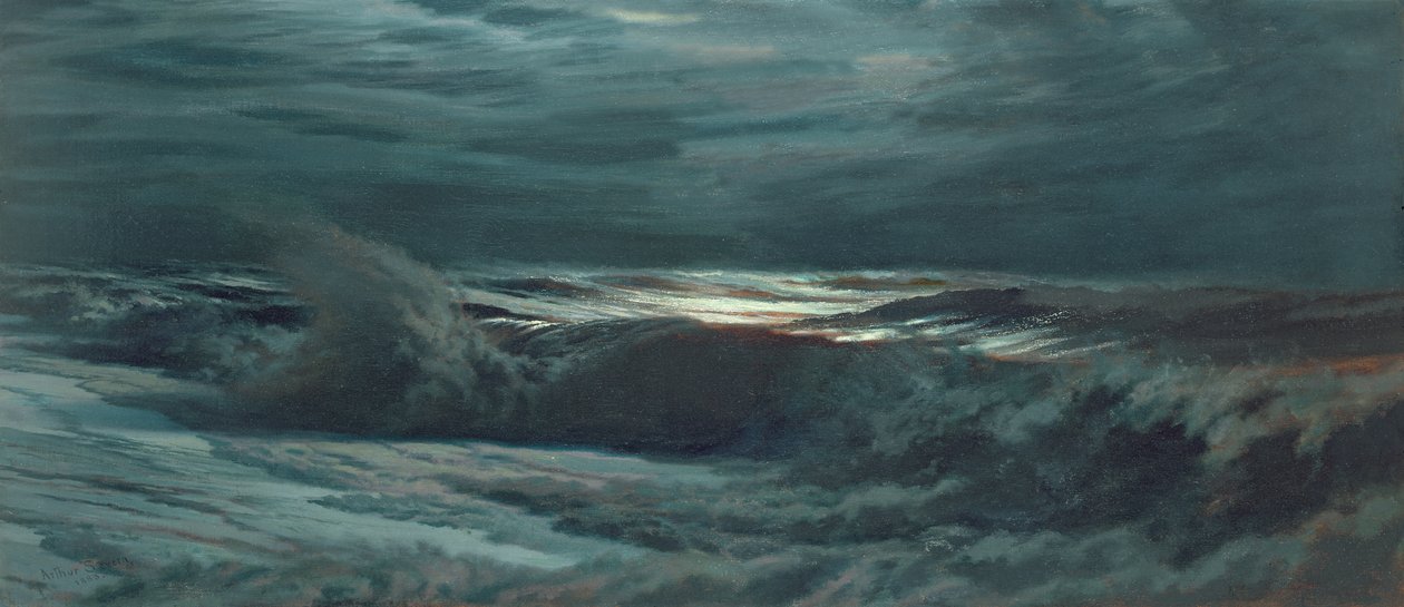 Yöaalto, 1883 tekijältä Joseph Severn