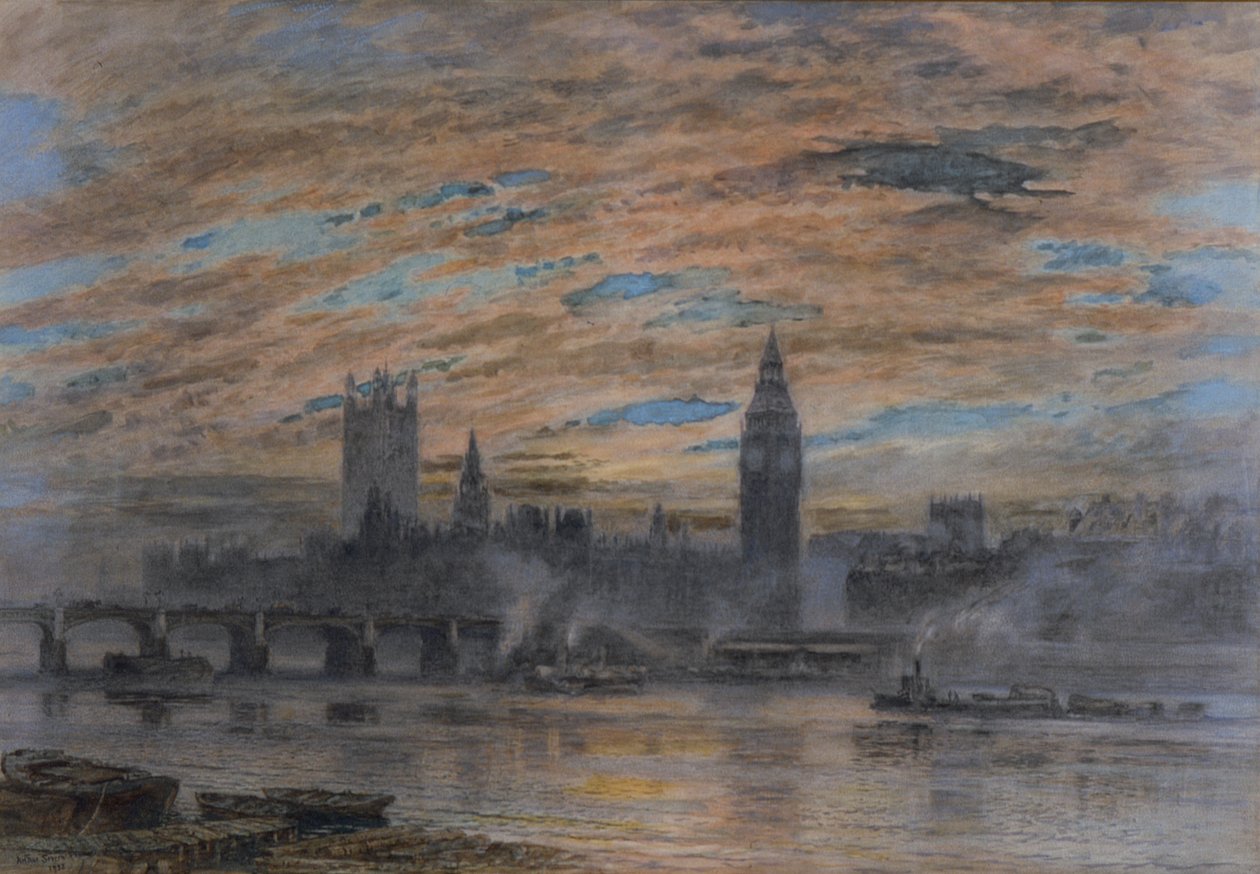 Westminster Surrey Bankista, 1922 tekijältä Joseph Severn