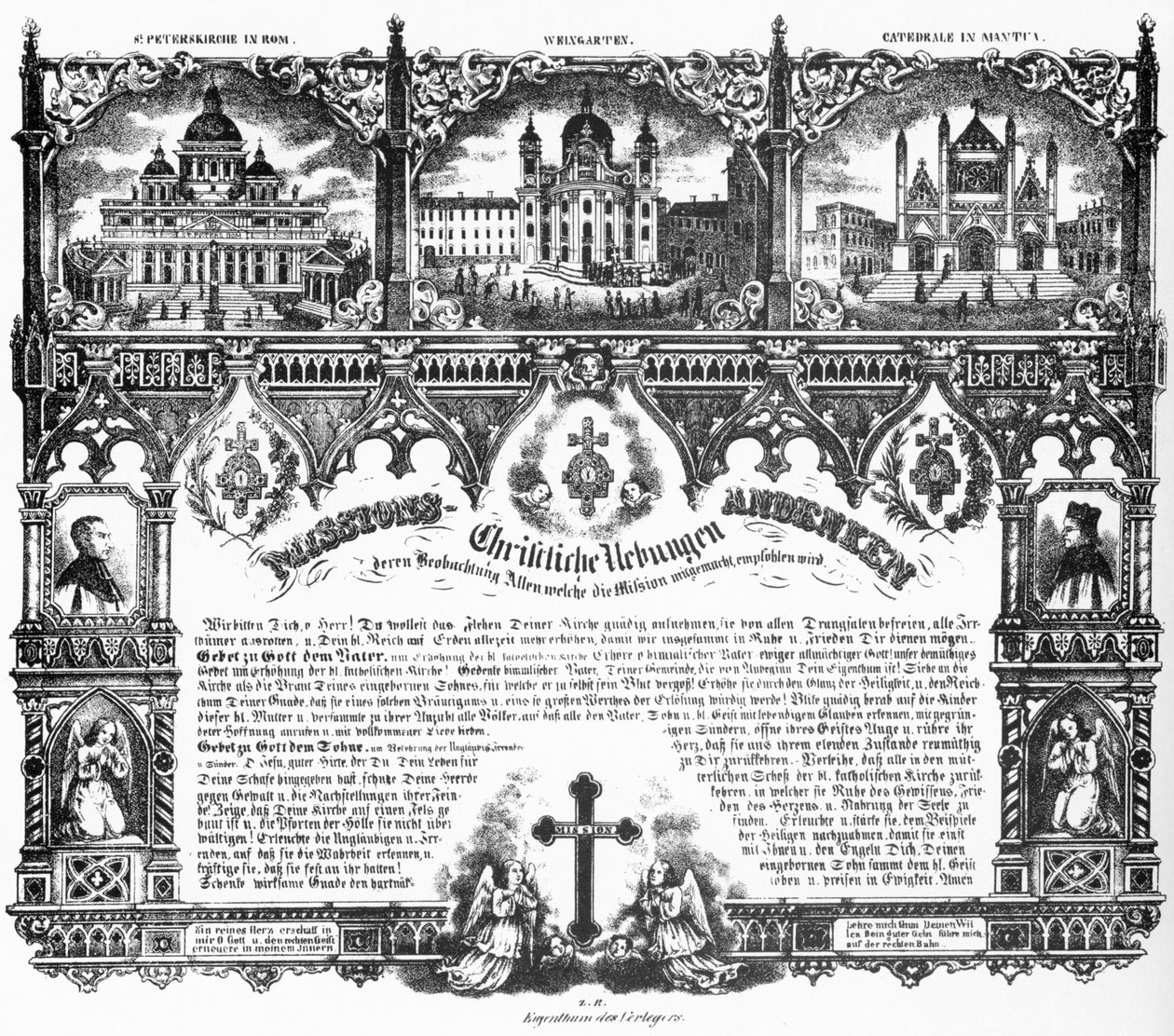 Christliche Übungen, Missions-Andenken, 1852 tekijältä Joseph Bayer