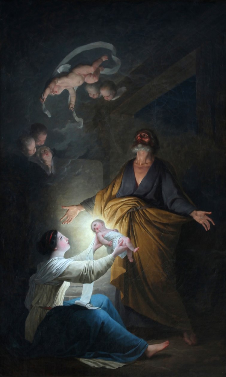 La Sainte Famille tai Nativité tekijältä Joseph Benoît Suvée