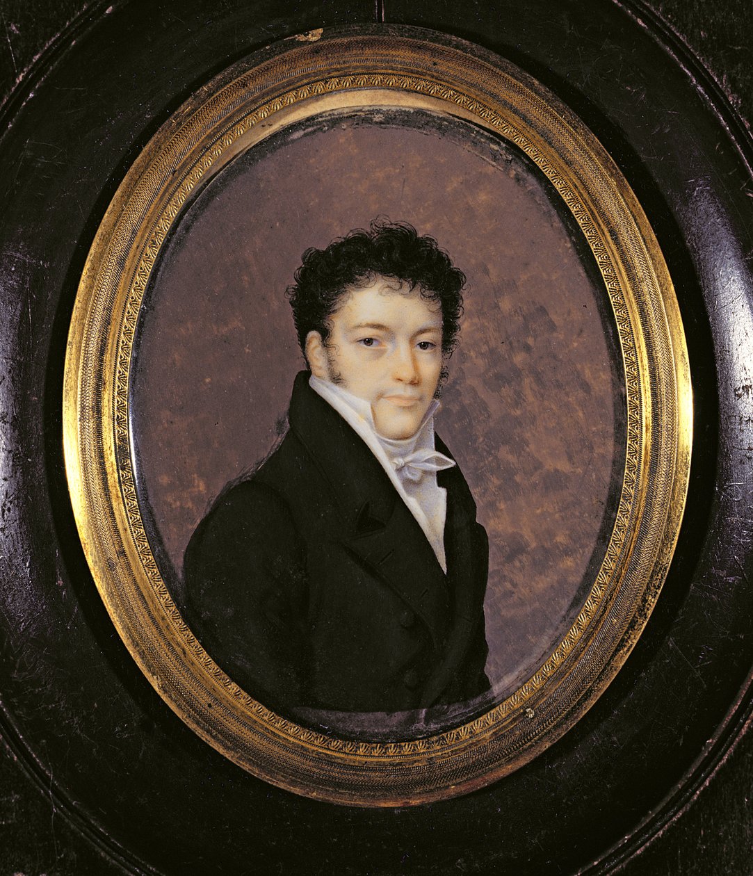 Herrasmiehen muotokuvaminiatyyri, 1811 tekijältä Joseph Bordes