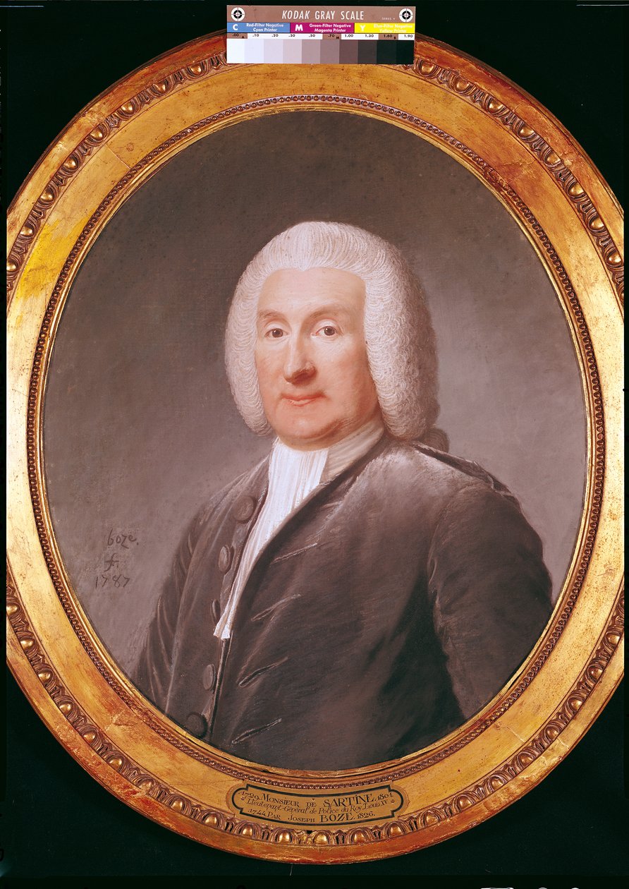 Antoine de Sartine (1729-1801) Albyn kreivi, 1787 tekijältä Joseph Boze