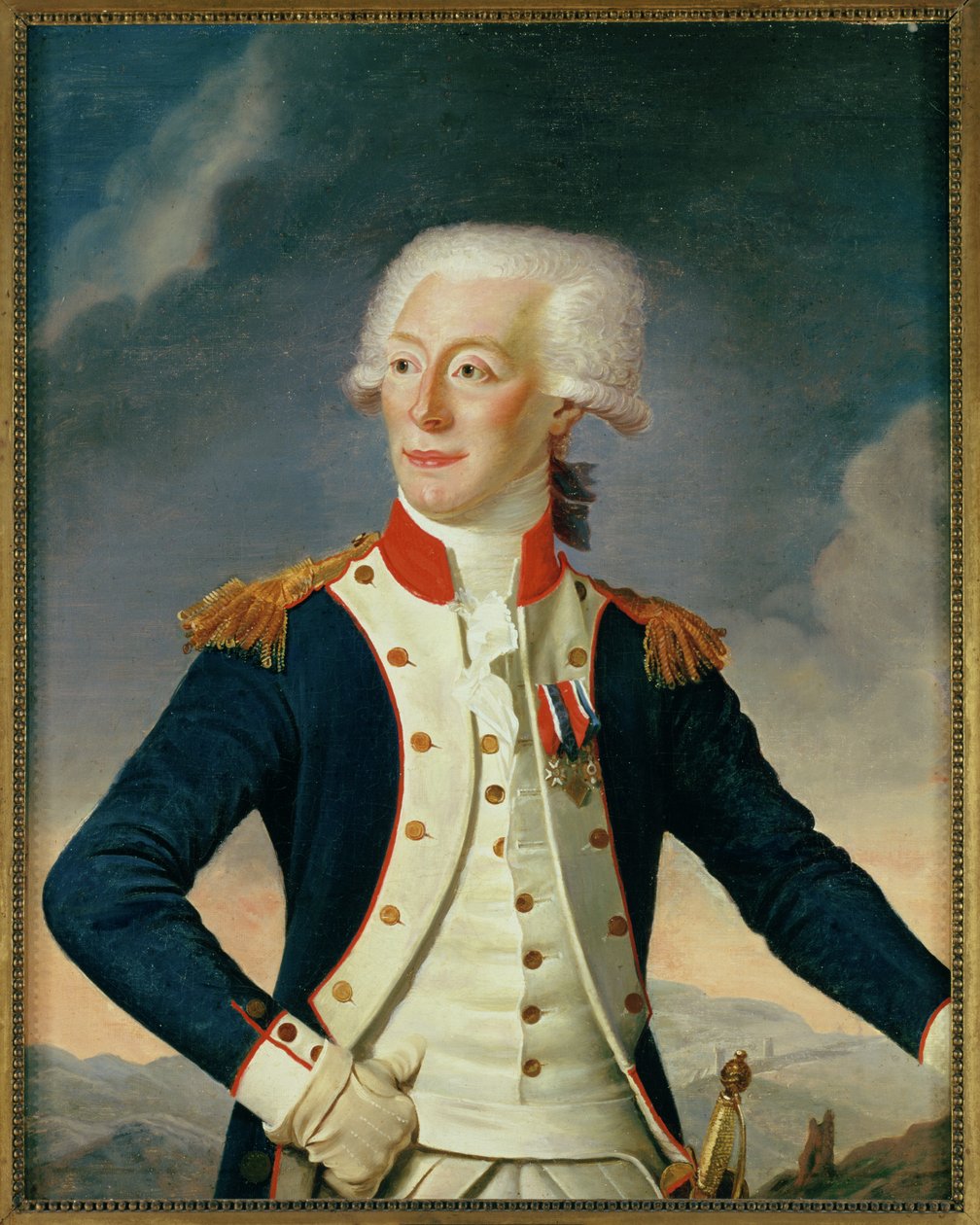 Markiisi Marie-Joseph-Paul-Yves-Roch-Gilbert du Motier de Lafayette, 1790. tekijältä Joseph Boze
