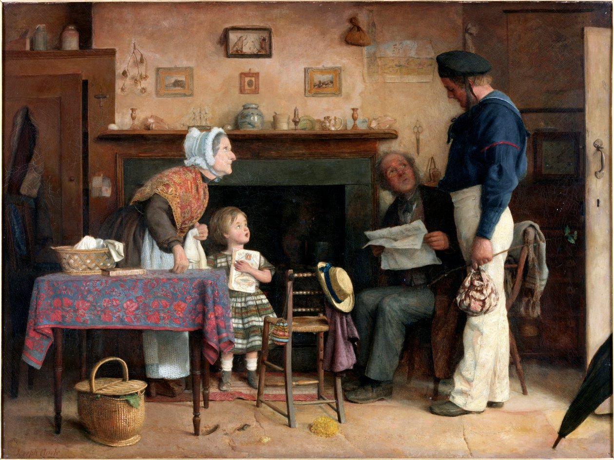 Runawayn paluu, noin 1862 tekijältä Joseph Clark